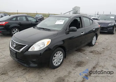 2014 Nissan Versa 1.6 Sv из США, поврежденный, VIN 3N1CN7AP1EL813282
